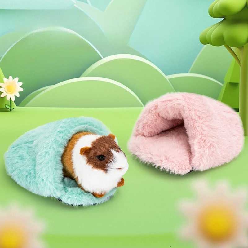 Hamster Nest Pad Small Pet Guinea Pig Chinchillas Cotton Pad Rabbit for Winter Warmth Round Pad Thickened for Warmth M251206