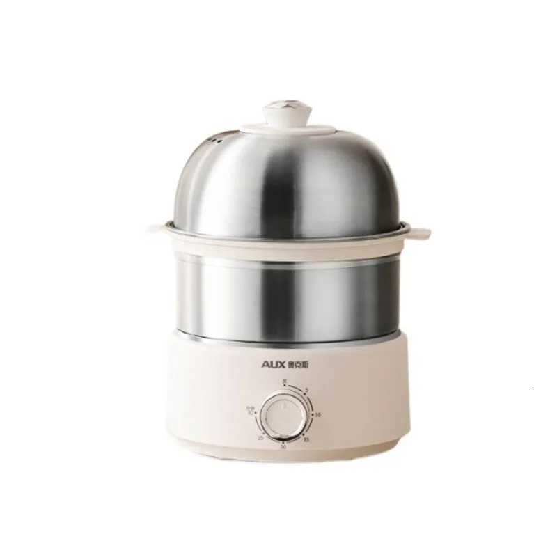 304 Stainless Steel Mini Egg Cooker Auto Shut Off Timer 3-Tier Large Capacity Steamer for Breakfast Eggs M251206