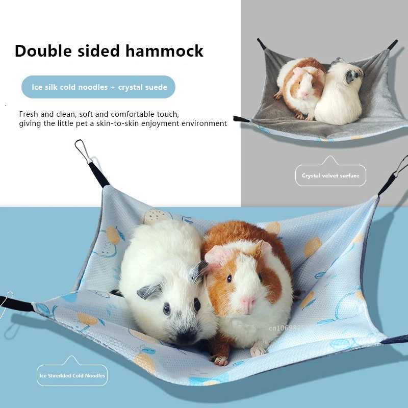 Hamster Hammock Honey Bag Glider Insulation Double Sided Hammocks Small Animals Hanging Squirrel Sleeping Bag Pet Supplies M251206