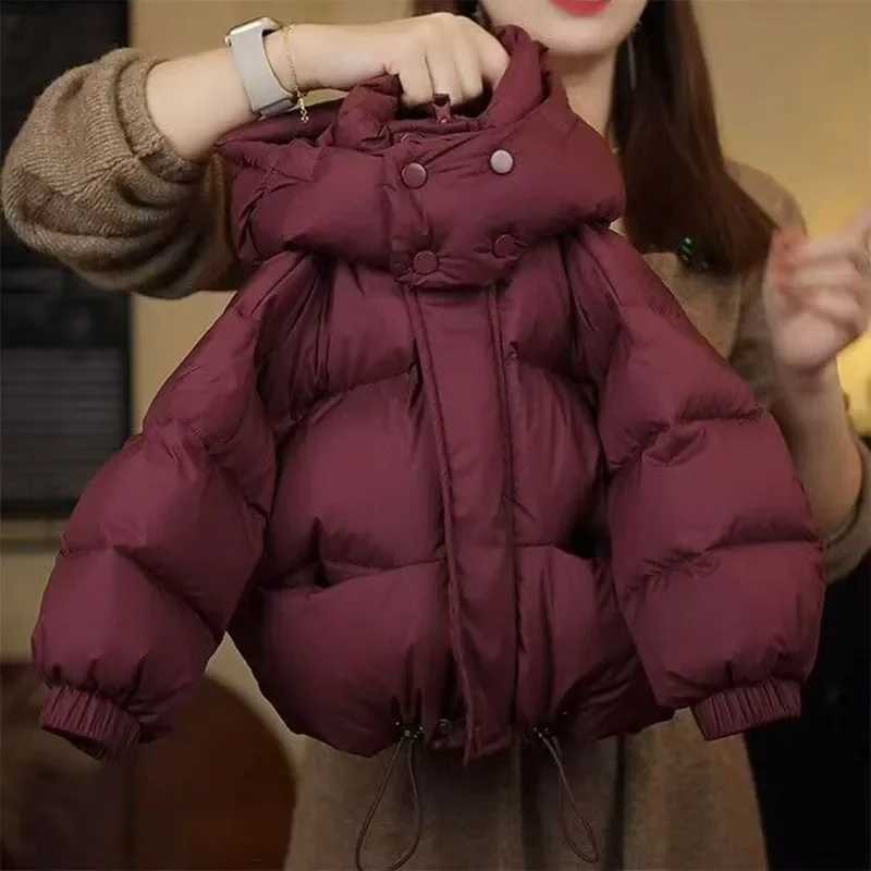 Unisex Korean-Style Childrens Winter Down Jacket - Thickened Warm Foreign-Style Puffer CoatW251206