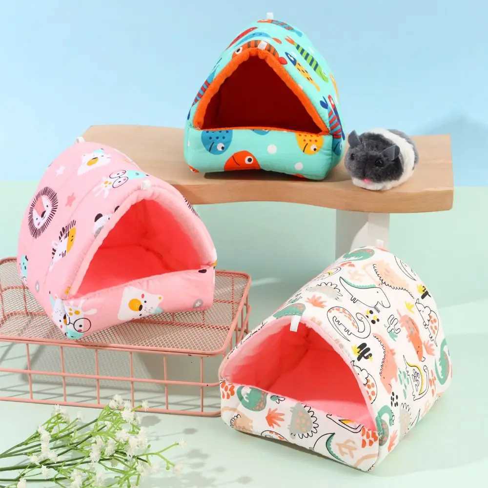 Colorful Winter Comfortable Rabbit Squirrel Guinea Pig Nest Hamster House Warm Mat Small Animal Sleeping Bed M251206