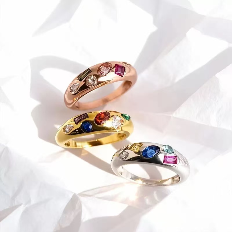 Tianyu Gems 13ct DVVS1 Round Lab Grown Diamond Cvd and Pear Ruby 10k 14k 18k Solid Yellow Gold Jewelry Men Rings