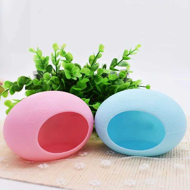 Hamster nest Cute Wooden Hamster House Small Pet Mouse House Nest Pet Sleeping Warm And Comfortable Colored Egg Nest Hamster Toy M251206