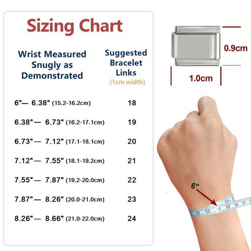 Fashion Stainless Steel Stars Cross Elastic Italian Links Charm Bracelet 9mm Width Simple Design Bangle Men Women DIY Jewelry W251206