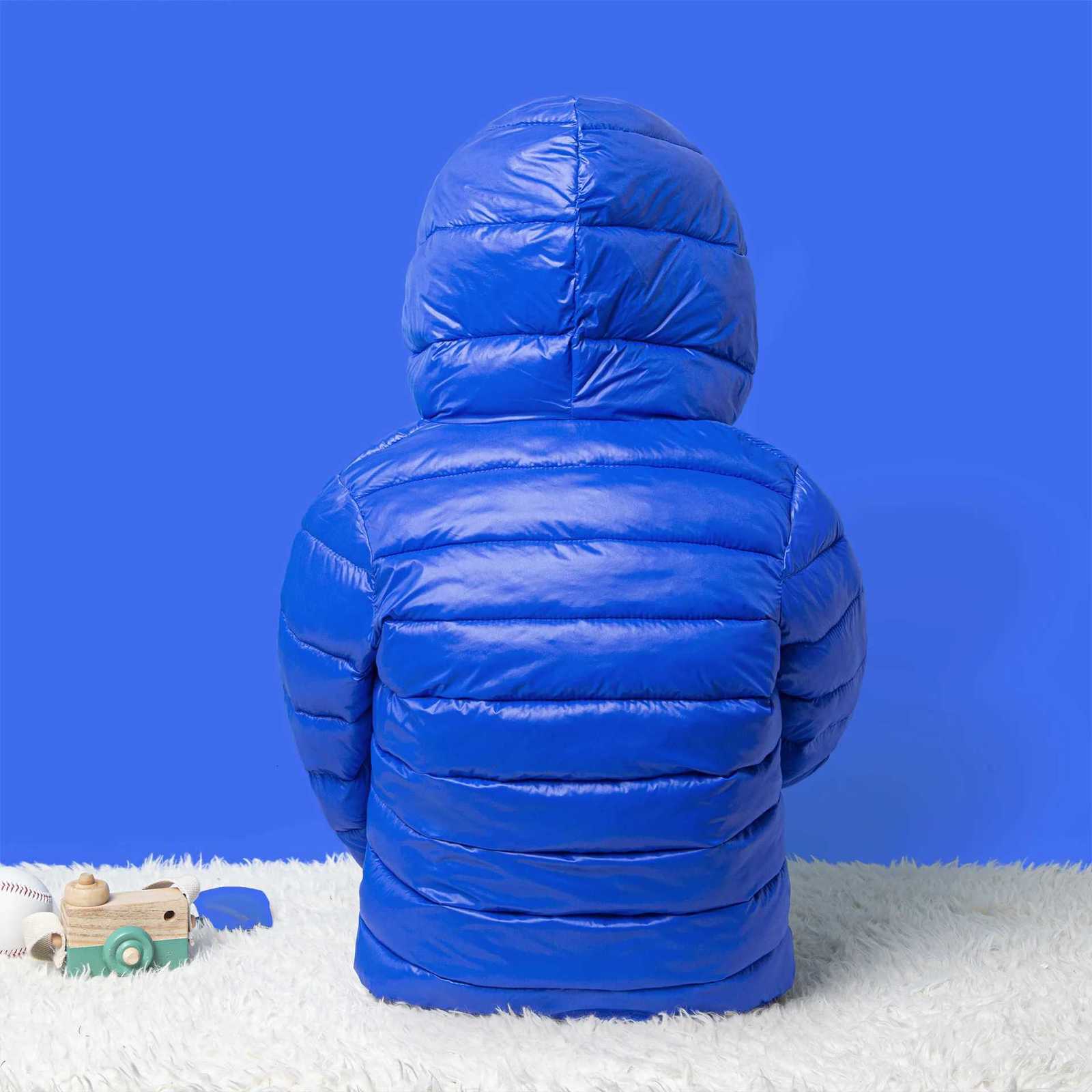 Autumn Winter Children 3-13 Years Old Cotton Padded Clothes for Boys Girls Cotton Padded Clothes Kids Hooded CoatsW251206