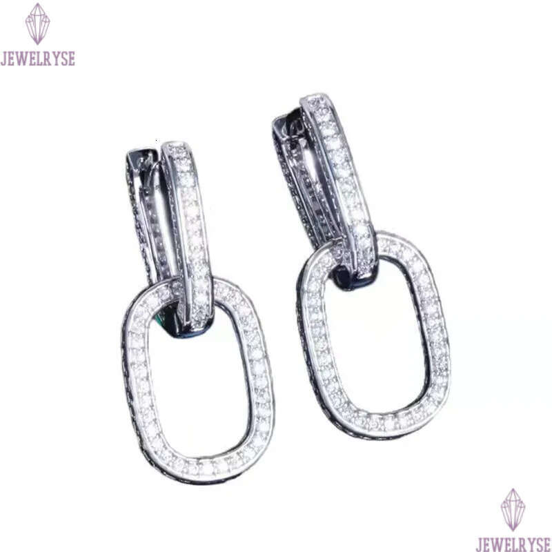 charm earrings designer for woman copper white AAA cubic zirconia 18k gold 925 sterling silver post earring luxury womens jewelry valentines day gift