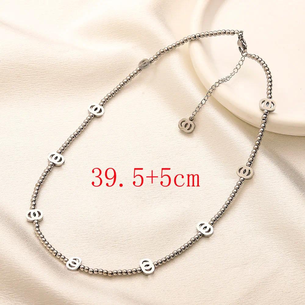 20style Gold Plated Designer Pendants Necklaces Stainless Steel Letter Necklace Jewelry Wedding Christm Accessories Gift