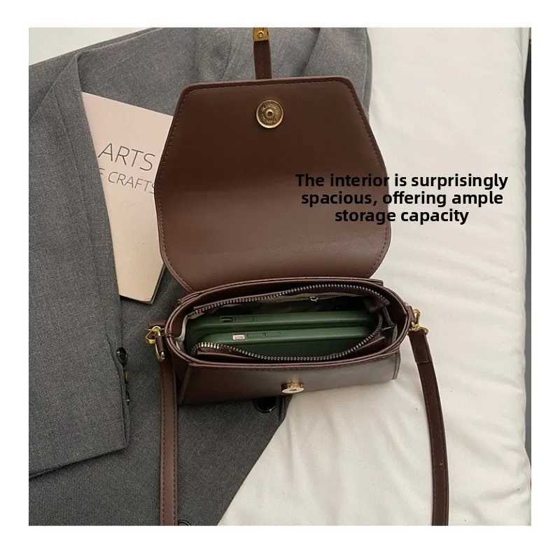 New Shoulder Bag PU Plus Deerskin Velvet Unique Material Design Matte Texture Handbag High-end Messenger Small Square BagT251205