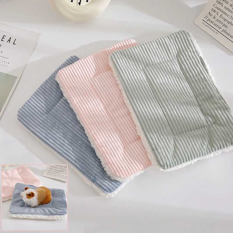 Hamster Bed House Winter Warm Squirrel Hedgehog Rabbit Chinchilla Bed Mat House Nest Hamster Accessories M251206