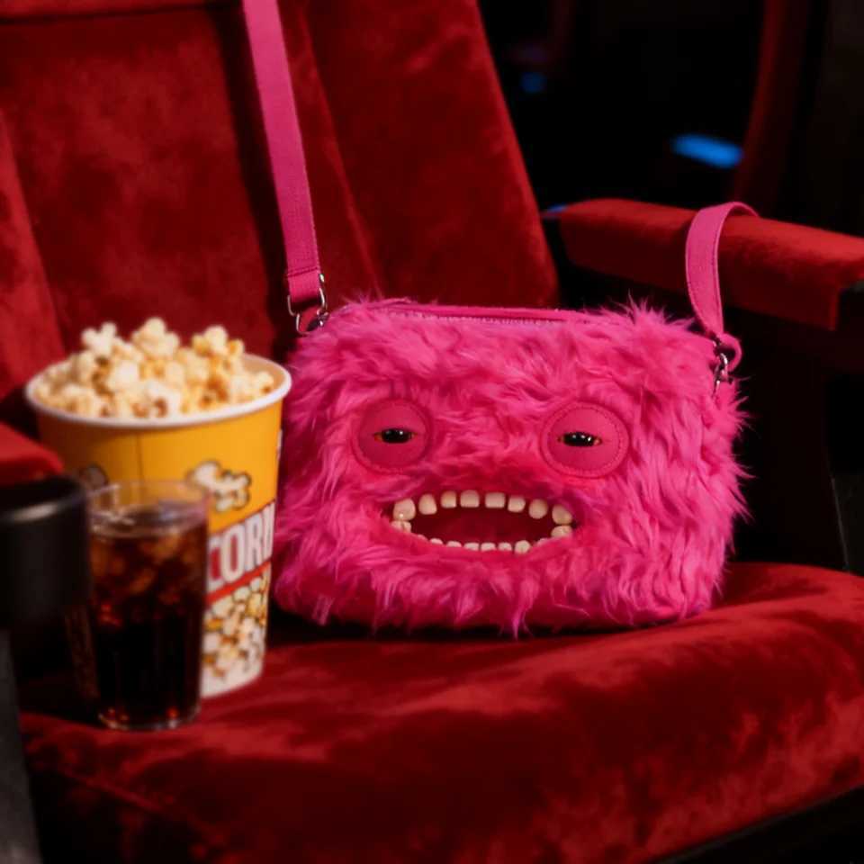 Fuggler Ugly Tooth Monster Plush Bag Crossbody Bag Cute Plush Purse Backpack Kawaii Wallet Girls Cartoon Animal with Chain Strap Y251206