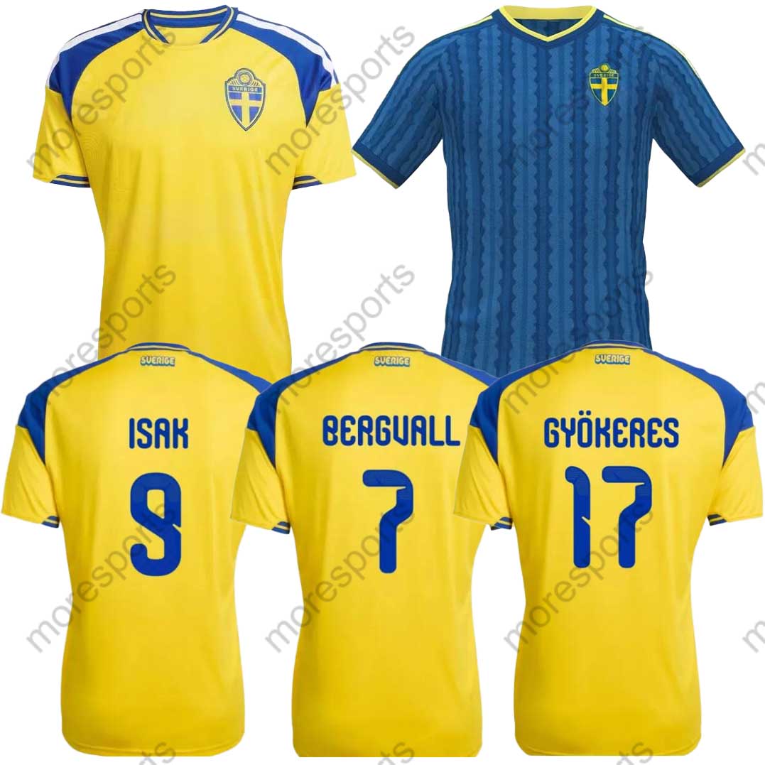 3XL 4XL 2026 2027 Sweden soccer Jerseys isak Gyokeres Elanga Bergvall Nygren Larsson uniform home away Football Shirt