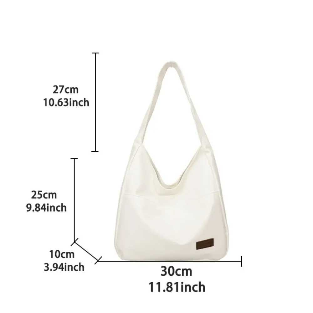 Leisure Vintage Single Shoulder Bag PU Leather Simple Minimalist Tote Bag Large Capacity Ladies Handbags CommuteT251205