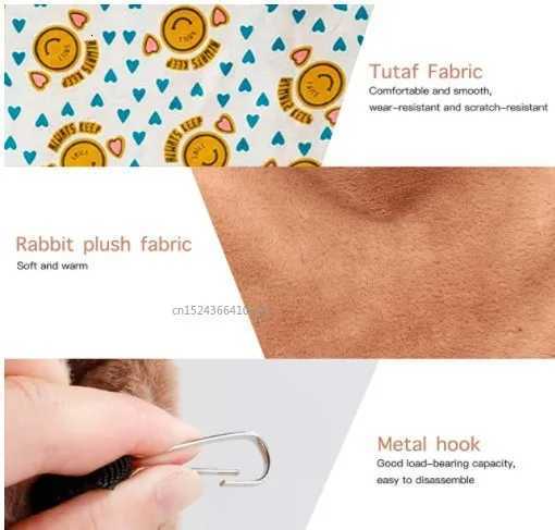 Hammock for Rats Double Thick Plush Warm Bed for Hamster House Nest Sleeping Bag Hanging Tree Beds Pet Rat Squirrel Hamster Nest M251206