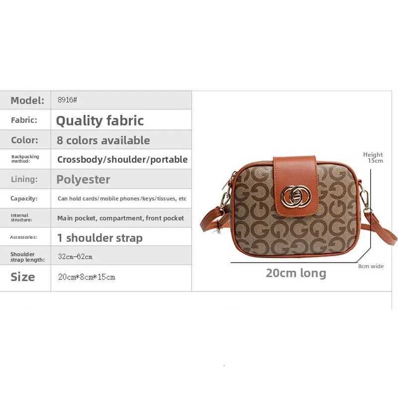 New Women Crossbody Bag PU Leather Bags Multi Space Fashion Sense Large Capacty Fashion Shoulder Material Lightweight BagT251205