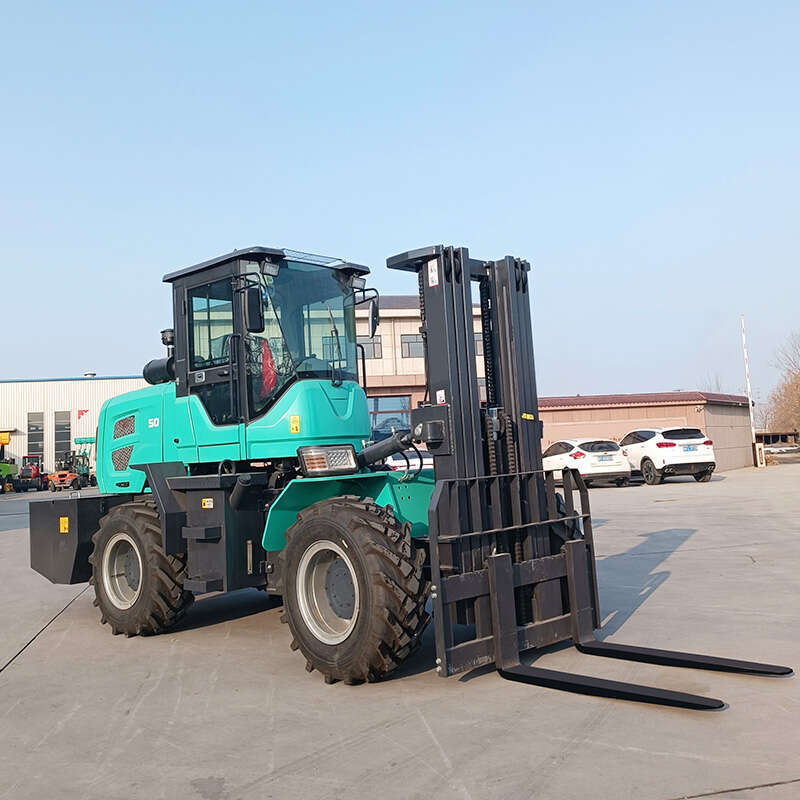 High Performance Rough Terrain Forklift With Advanced Hydraulic System