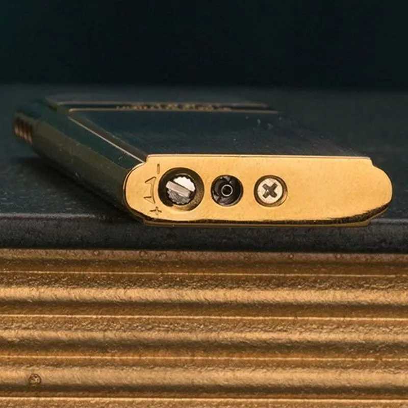 Metal Slim Lighter Butane Gas Lighter Unusual Lighter Mens Gadgets Smoking Accessories Mens Gifts Lgnition Tools H251206