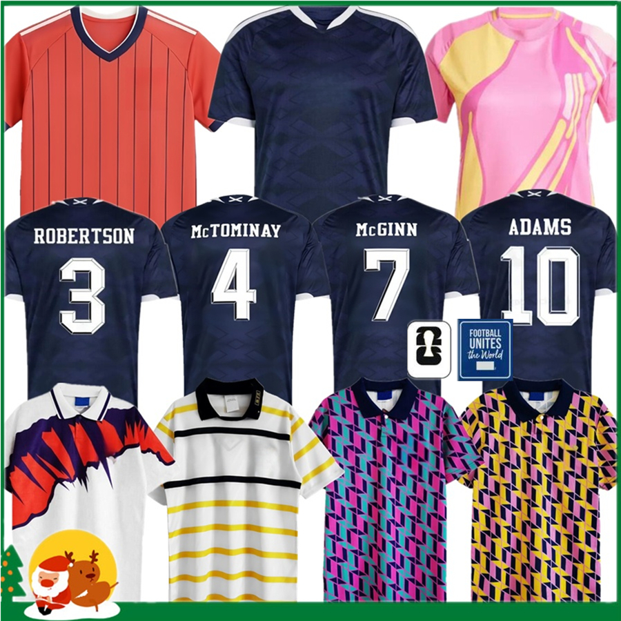 25 26 Scotland Soccer Jerseys 2025 2026 World Cup ROBERTSON McTominay McGREGOR SHANKLAND McGINN Football Shirt Home Away maillot de Foot Men kids kits women unifrom