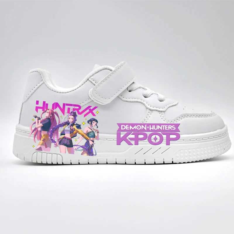 Childrens Fashion KPOP Casual Shoes Kids New Design White Sport Shoes Student Boys Girls Anti-slip Outdoor Breathable Sneakers W251205