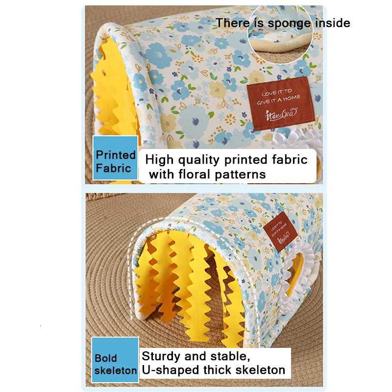 Hamster Shelter Small Rabbit/Dutch Pig/Guinea Pig Triangle Tassel Shelter Small Animal Cage Decoration Small Pet Nest Decoration M251206