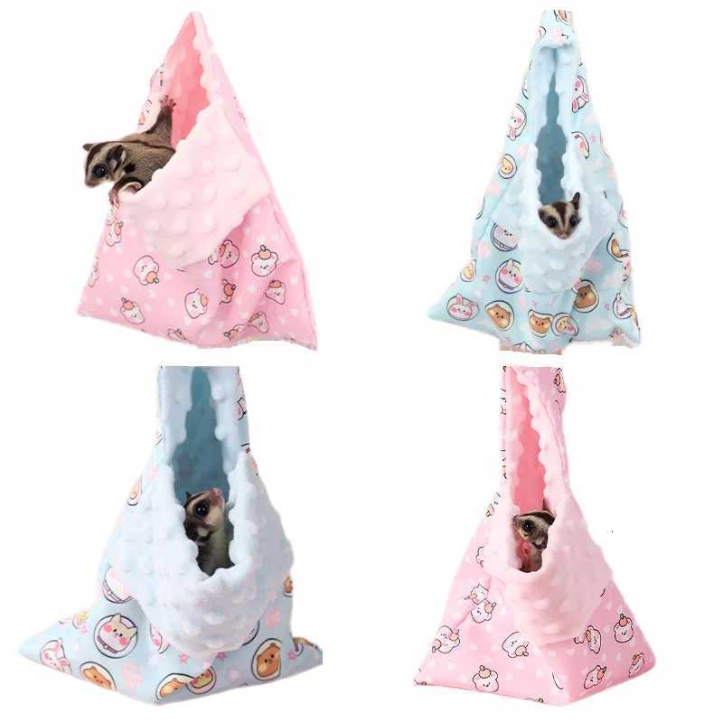 Sugar Glider Hanging Hammock Swing Bag Small Pet Hamster Sleeping Bed Pouch Warm Nest Squirrels Guinea Pig Bed Pet Accessories M251206
