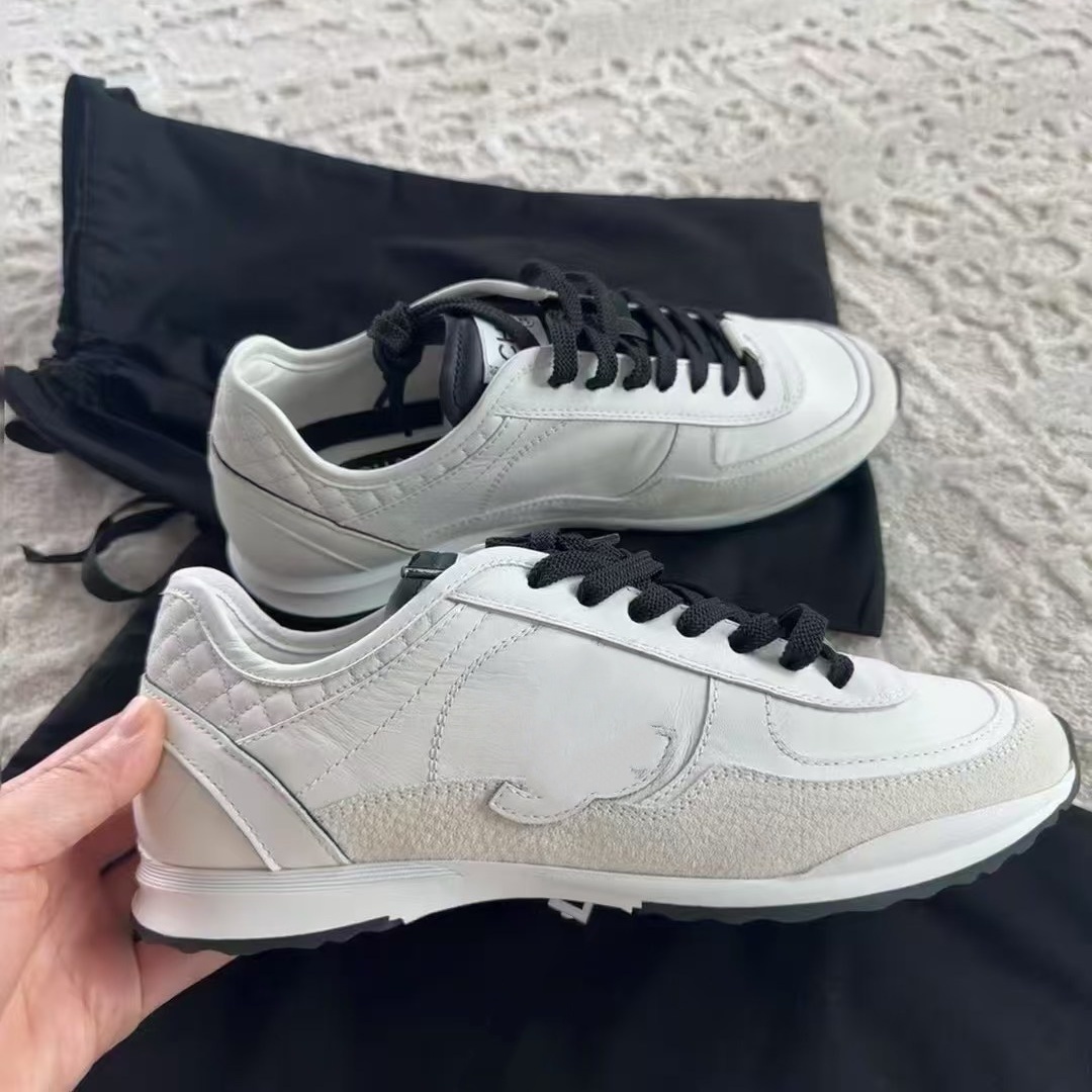 2026 Designer Shoes Luxury Casual Shoes Women's Sports Shoes Black and White Tennis Running Shoes Lace-up Women's Sneakers