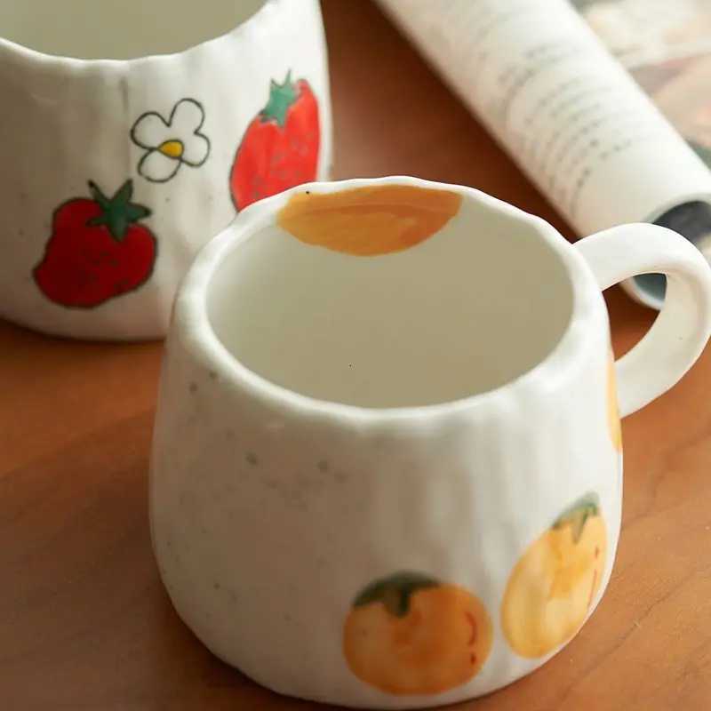 Cute Cartoon Mug Ceramic Coffee Milk Cup High Temperature Resistant Girl Breakfast Mug Delicate And Beautiful Water Cup M251206 - view 7