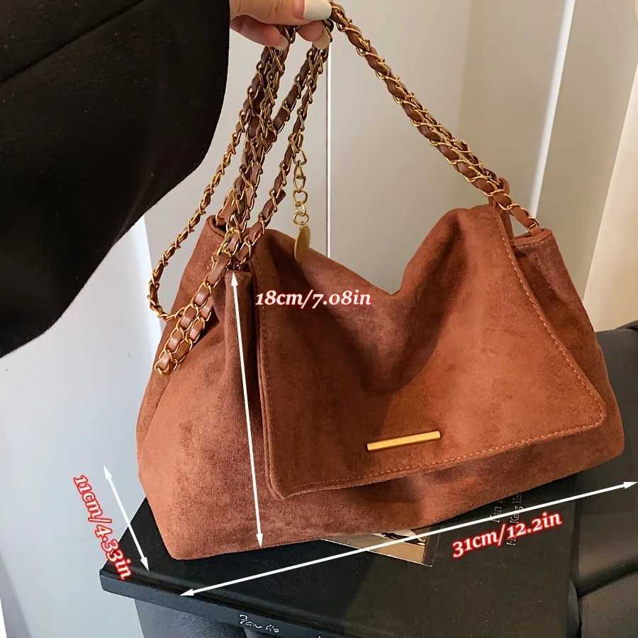 Perfect Lily Womens Vintage Faux Suede Crossbody Shoulder Bag Large Capacity Elegant Handbag for Women Casual Formal EventsT251205