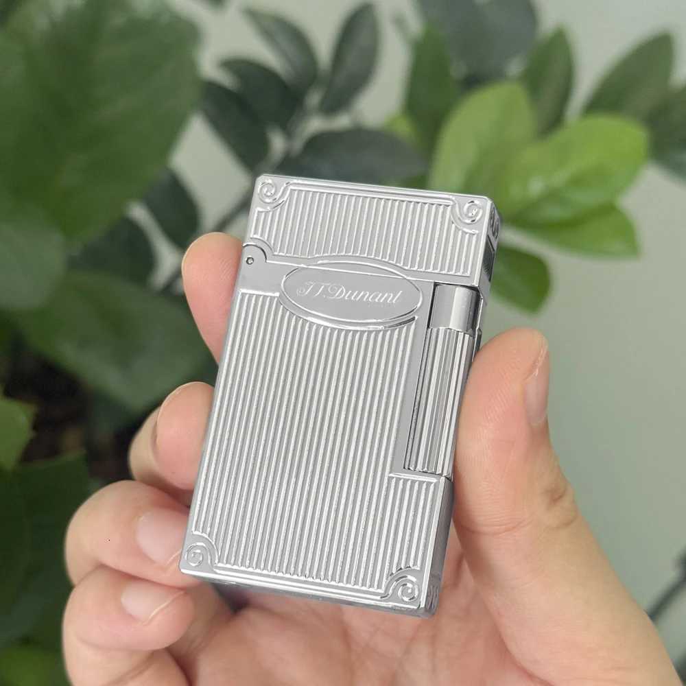 ical Metal Gas Lighter Brand L2 Bright Ding Sound Smoking Cigarette Tools for Men Gifts Refillable H251206