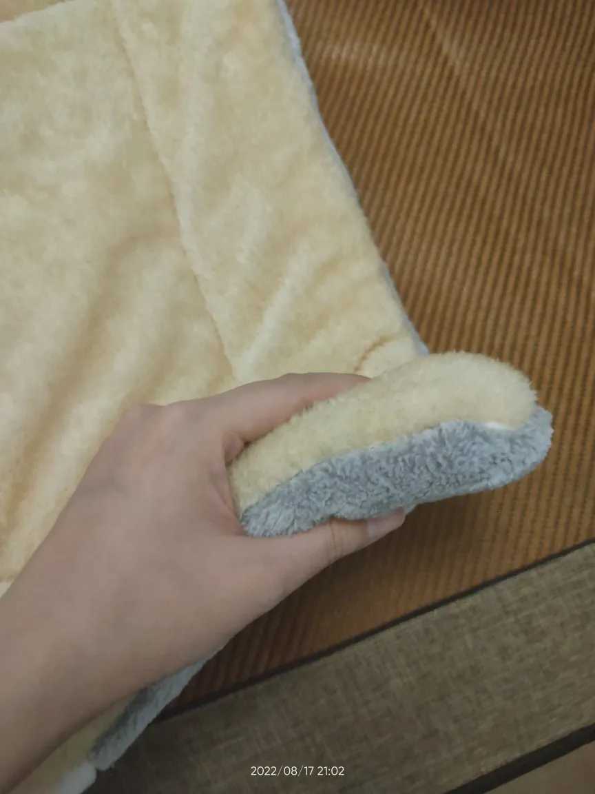 Soft Sleep Mat for Hamster Guinea Pig Cages Pad Puppy Kitten Blanket Bed Mat Guinea Pig Plush Mat Small Animal Mat for Rabbit M251206