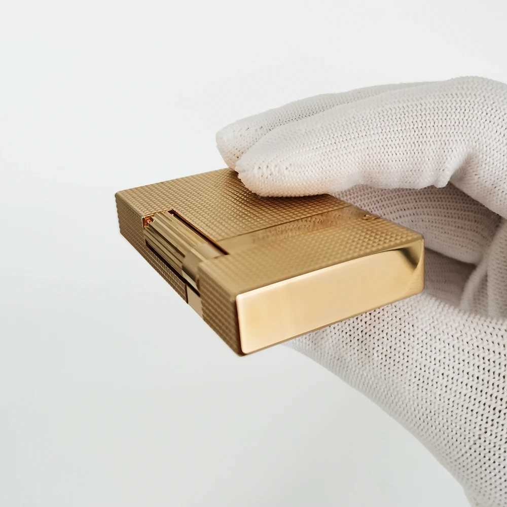 Memorial Lighters Small Latt Gas Butane Paris Cigarette Lighter Open Sound Smoking Accessory For Father Best Cho Gift 2025 H251206