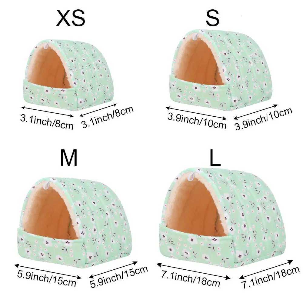 Winter Soft Hamster House Mini Animal Rabbit Squirrel Hammock Nest Guinea Pig Rat Mice Warm Sleeping Bed Pets Supplies M251206