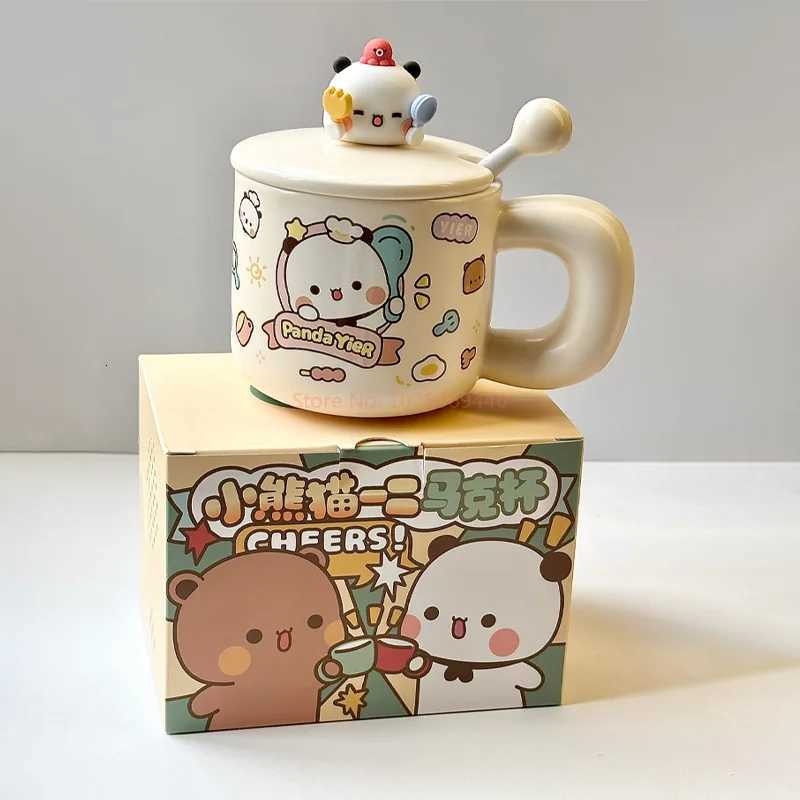 Ceramic Mug Panda Bubu And Yier Breakfast Cup Cute Bubu And Dudu Oat Cup Creative Ceramic Cup Mark Cup Coffee Cup Birthday Gift M251206 - view 6
