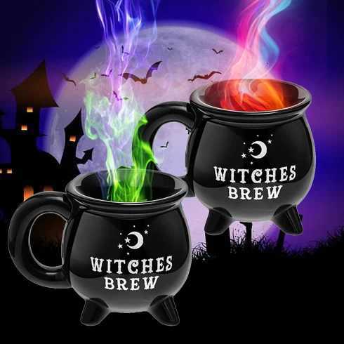 1pc Witch Brew Coffee Mug350ml/ 118oz Ceramic Coffee Cup Water CupsSummer Winter DrinkwareBirthday GiftsHalloween Gift M251206 - view 4