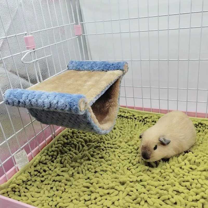 Hamster Warm Nest Hanging Winter Bed Hammock Plush Tent Hideaway for Hamster M251206