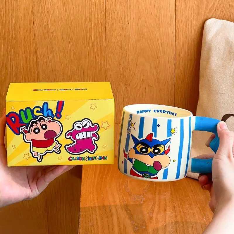 Crayon Shin-chan Nohara Shiro film and television periphery ceramic mug high value girl home office afternoon tea coffee cup M251206 - view 7