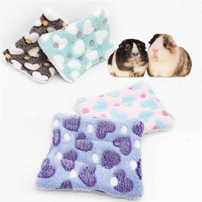 Nest Accessories Small Animal Chinchilla Cushion Squirrel Hedgehog Soft Rug Bed Mat Guinea Pig Hamster Bed House Nest Cage M251206