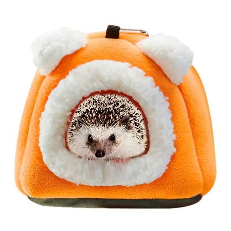 Hamster Hideaway Soft Warm Cotton Small Animal House Hedgehog House Chinchilla Accessories Cute Bear Shape Small Animal Hideaway M251206
