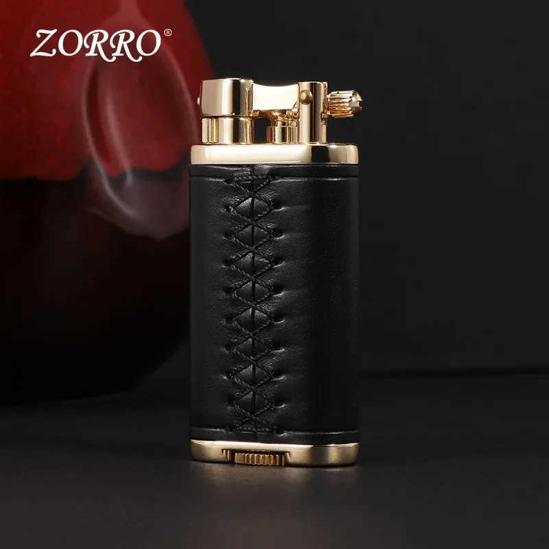 Handmade Leather ce on Lighter Old-fashio Retro Lifting Arm Lighter High-end Gift for Boys and Girls H251206
