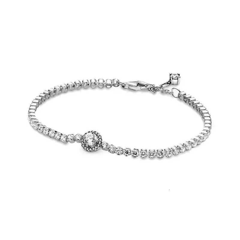 Hot selling 925 Sterling Silver Exquisite Stars Heart-shaped All Zircon Tennis Bracelet Luxurious Charm Bracelet Surprise Gifts W251206