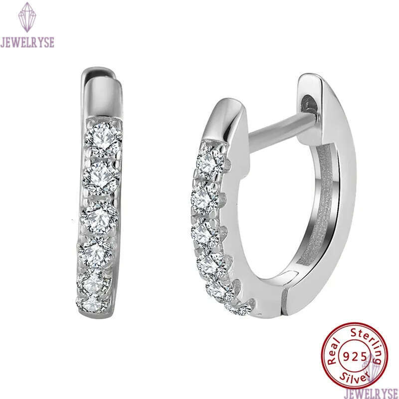 luxury s925 sterling silver hoop earring designer for woman party AAA cubic zirconia small circle round 18k gold diamond earrings women casual fashion