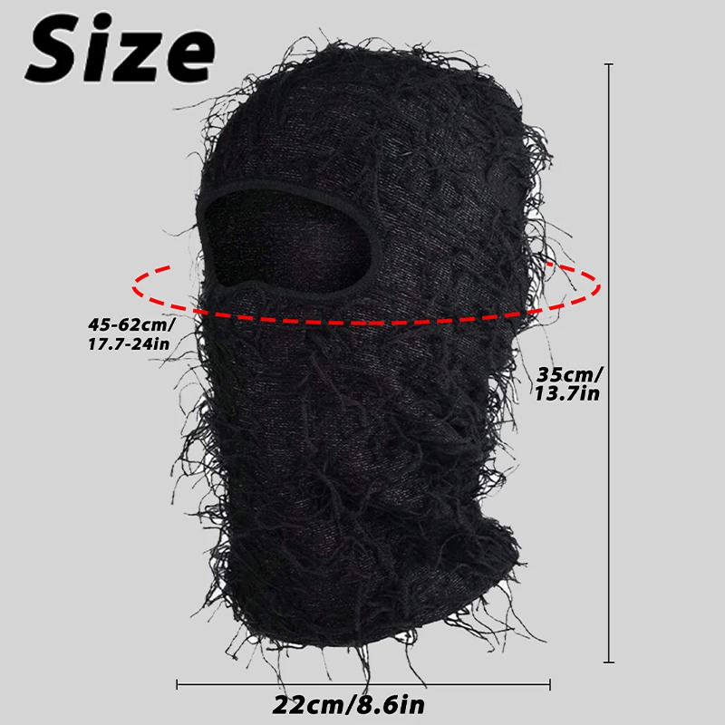 2Pcs Musion Balaclava Winter Ski Mask Cover Full Face Windproof Warm Multifunctional Fashionable Men Women Motorcycle Fishing C 251202 - view 3