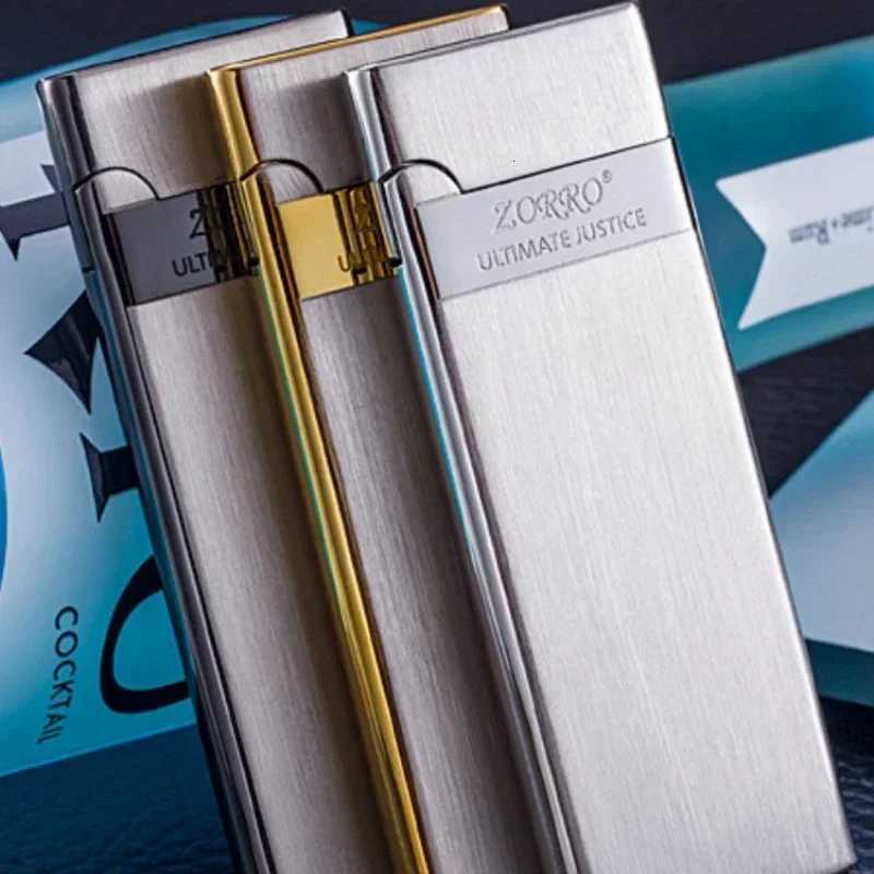 636 Fashionable Light tra-thin Creative Grinding Wheel Portable Iatable Lighter Mens Lighter Smoking Accessories H251206