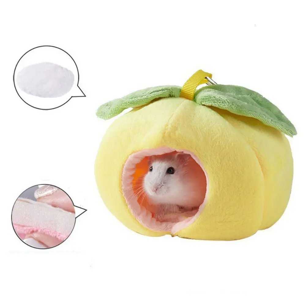 Cute Hamster Cotton House Soft Plush Sleeping Bag Small Animal Nest Guinea Pig Breathable Warm Rooms Hamster Accessories M251206