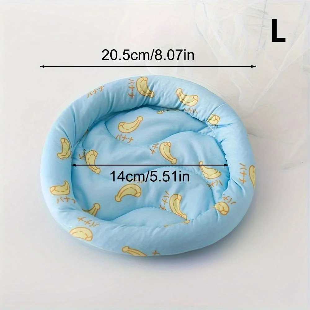1PC Circular Summer Cooling Hamster Bed Comfortable Sleep Mat Pad Cushion for Hamster/Hedgehog/Squirrel and Other Small Animals M251206