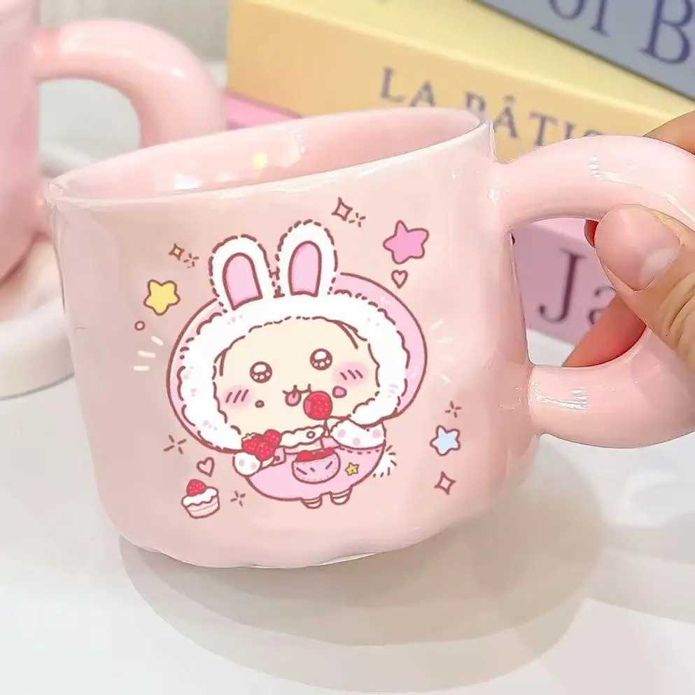 Cute mug ceramic Chiikawa Hachiware Usagi cup birthday gift office water cup M251206 - view 6