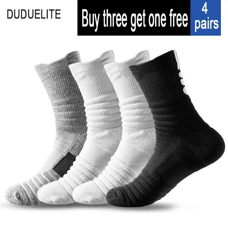 Professional Basketball Socks Elite Socks Tube Thick Towel Socks Non-slip Sweat-absorbent Training Sports Socks Men WomenT251206