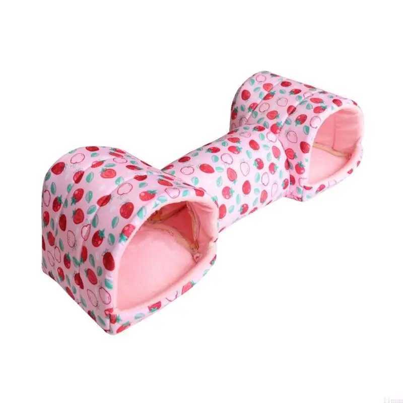 Hamster Bed Toy Guinea Pigs Toy Hamster Rodents Tunnel Soft Bed Large Size M251206