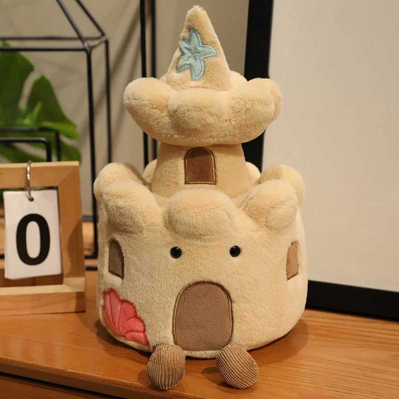 luxury 25cm Cat Castle Plush Doll Cute Cake Stuffed Plush Toys Fun Home Bedroom Doll Decoration Kids Birthday ValentineS Gift K251206