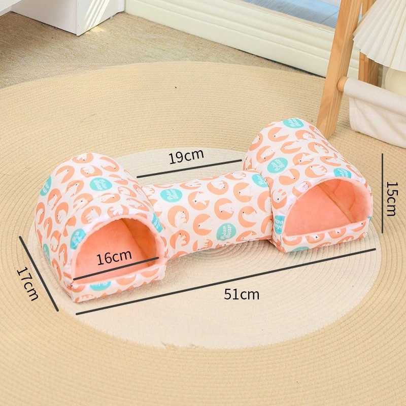 Hamster Rodents Hideaway Toy Gerbil Bed Hideouts Pet Tunnel Cave for Ferrets Hamster Toy Guinea Pigs Small Animals House Cage M251206