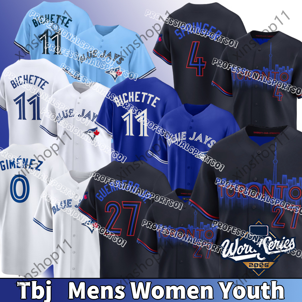 Baseball Jerseys Blue Jays jersey 27 Vladimir Guerrero Jr Jersey 11 Bo Bichette Jersey George Springer jerseys